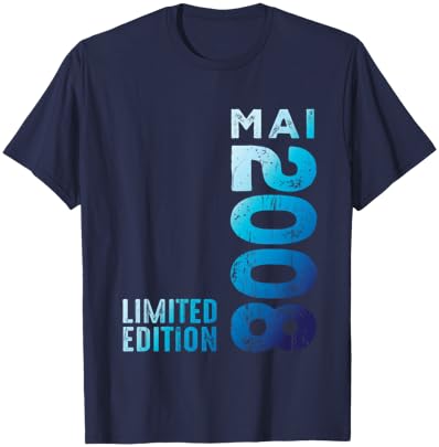 Mai 2008 Legendär Seit Mai 2008 Geburtstag Retro T-Shirt - T-Shirt | Navy