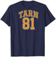 Tarn 81 , Black, S T-Shirt - T-Shirt | Navy