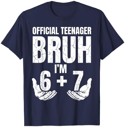 13th Birthday It's My 13 Bday Girls Boys Turning 13 Birthday T-Shirt - T-Shirt | Navy