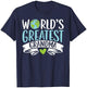 World's Greatest Grandma Grandmother Granny Grandparents Day T-Shirt - T-Shirt | Navy