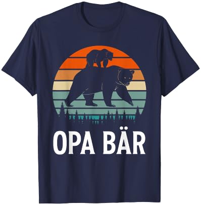 Opa Bär Opa Bär T-Shirt - T-Shirt | Navy