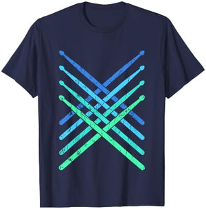 Schlagzeug Schlagzeuger Drummer Jungen Kinder Herren T-Shirt - T-Shirt | Navy