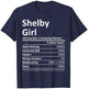 SHELBY GIRL NC NORTH CAROLINA Funny City Home Roots USA Gift T-Shirt - T-Shirt | Navy