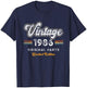 Vintage 1986 Original Teile Limited Edition 40. Geburtstag T-Shirt - T-Shirt | Navy