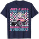 Just a Girl Who Loves Monster Trucks and Unicorns Girls T-Shirt - T-Shirt | Navy