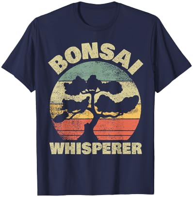 Bonsai Whisperer - Japanese Bonsai Tree - Horticulturist T-Shirt - T-Shirt | Navy