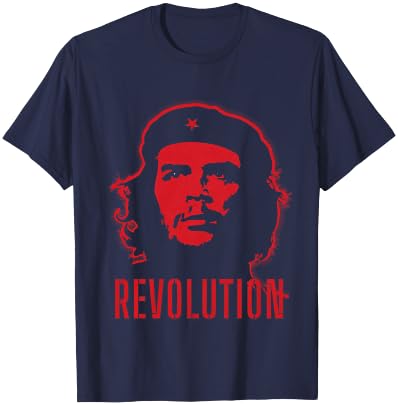 Che Guevara Revolution Shirt Kuba Kubanisch Rebel Rot T-Shirt - T-Shirt | Navy