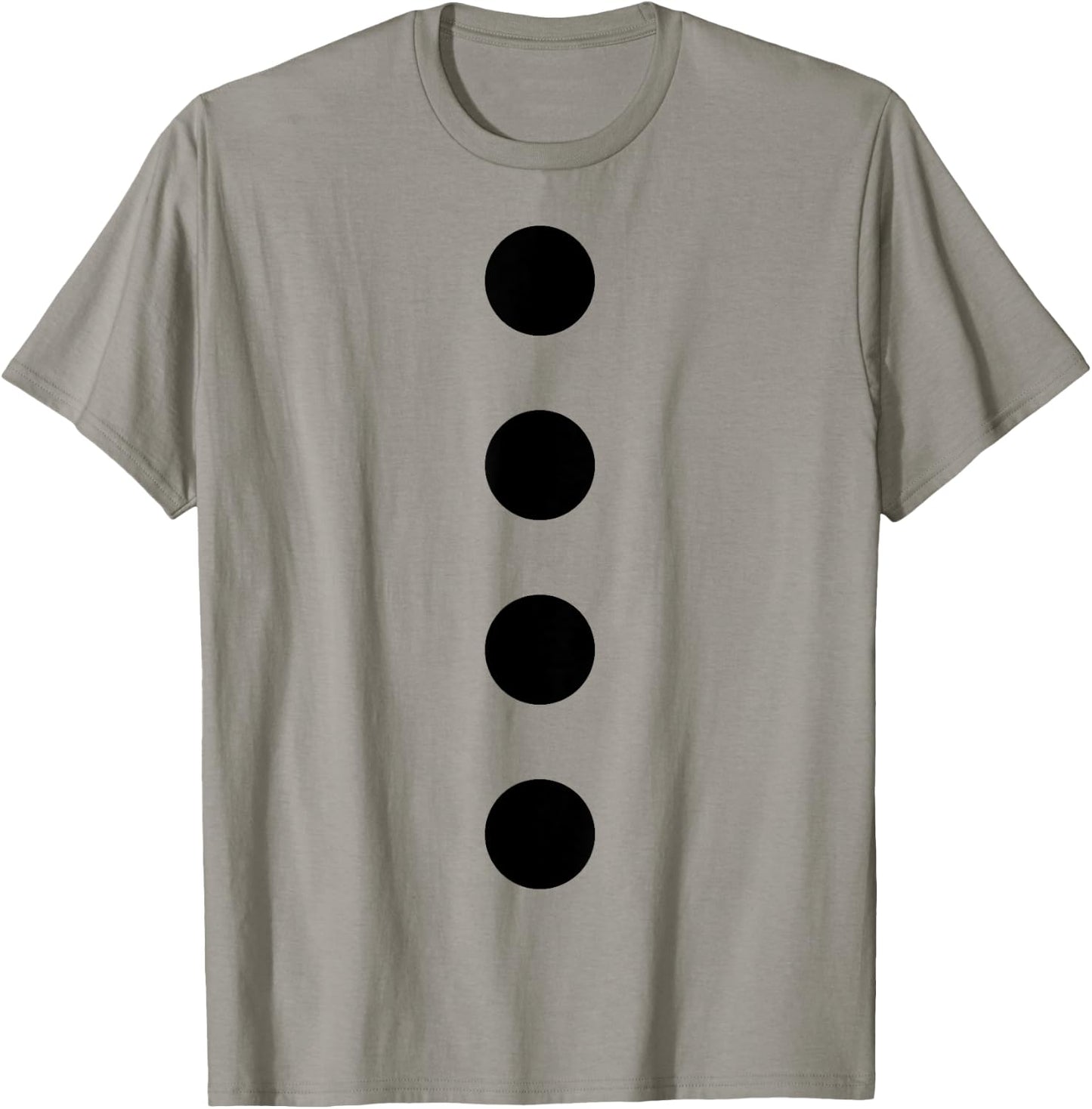 Snowman Costume Black Dots Stones Women Kids Men's T-Shirt - T-Shirt | Sand
