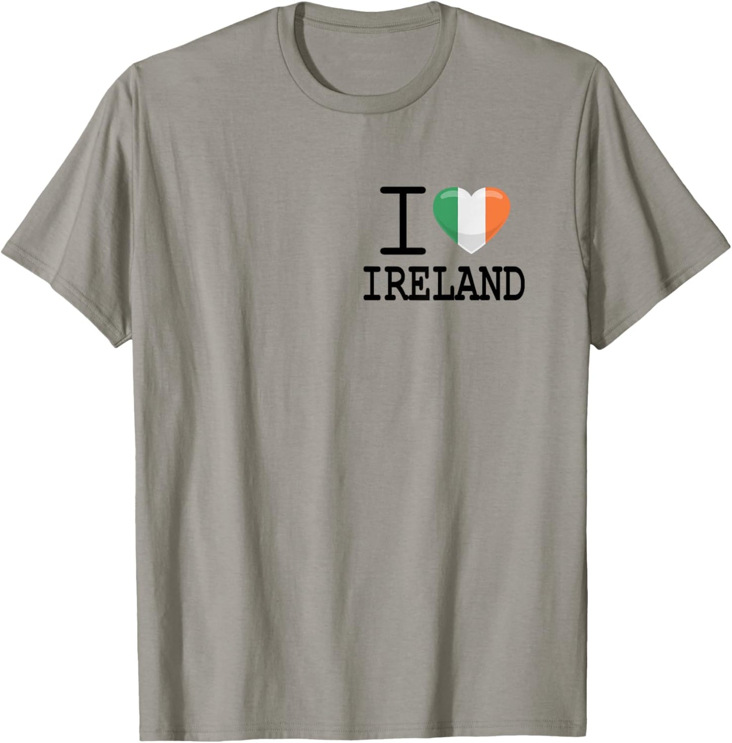 I Love Ireland Heart T-Shirt - T-Shirt | Sand