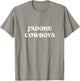 J'ADORE Cowboys Howdy Cowboy Western Rodeo Rancher Horse T-Shirt - T-Shirt | Sand