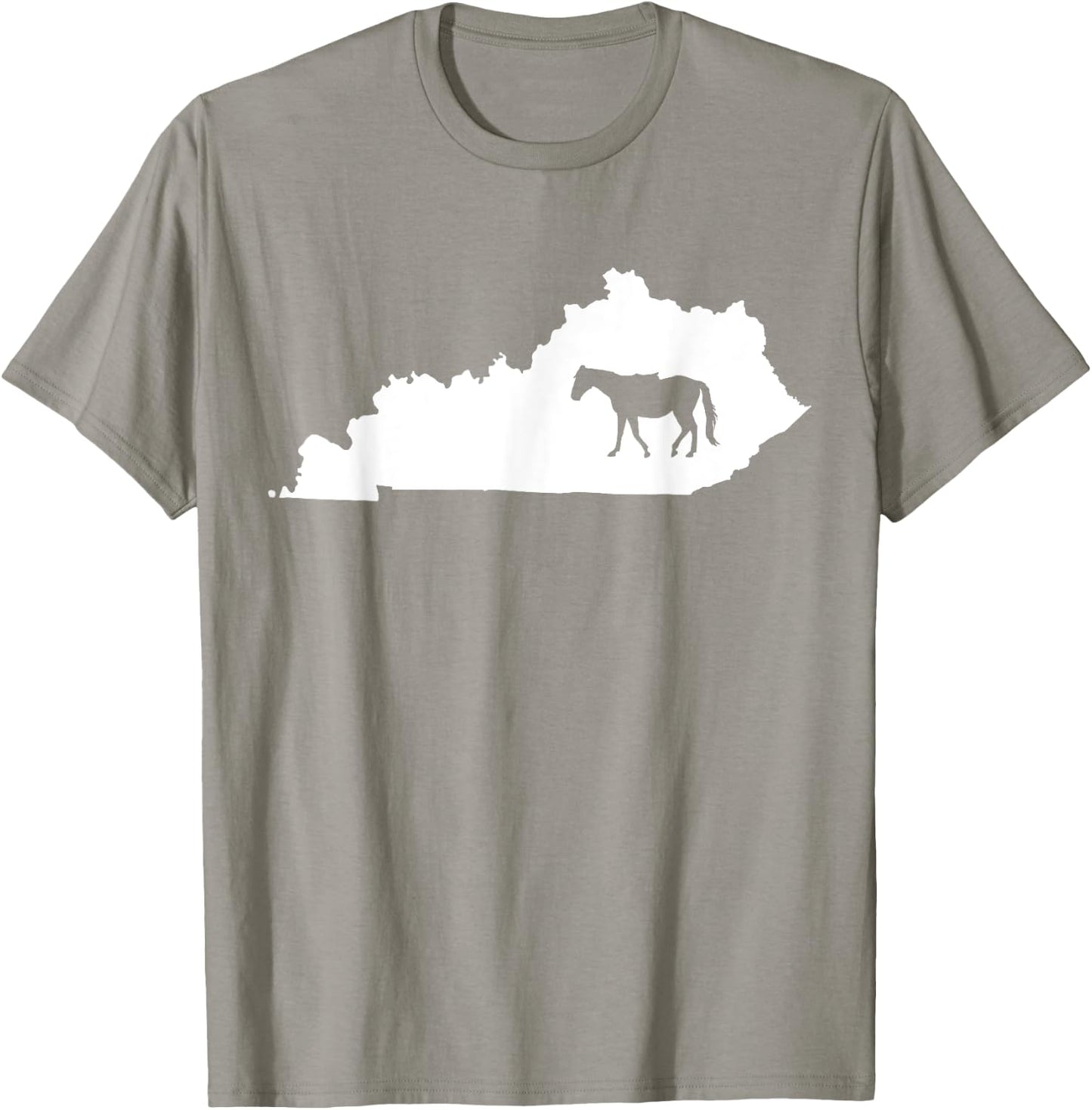 Kentucky Horse Map - Gift Men and Kids T-Shirt - T-Shirt | Sand