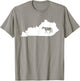 Kentucky Horse Map - Gift Men and Kids T-Shirt - T-Shirt | Sand