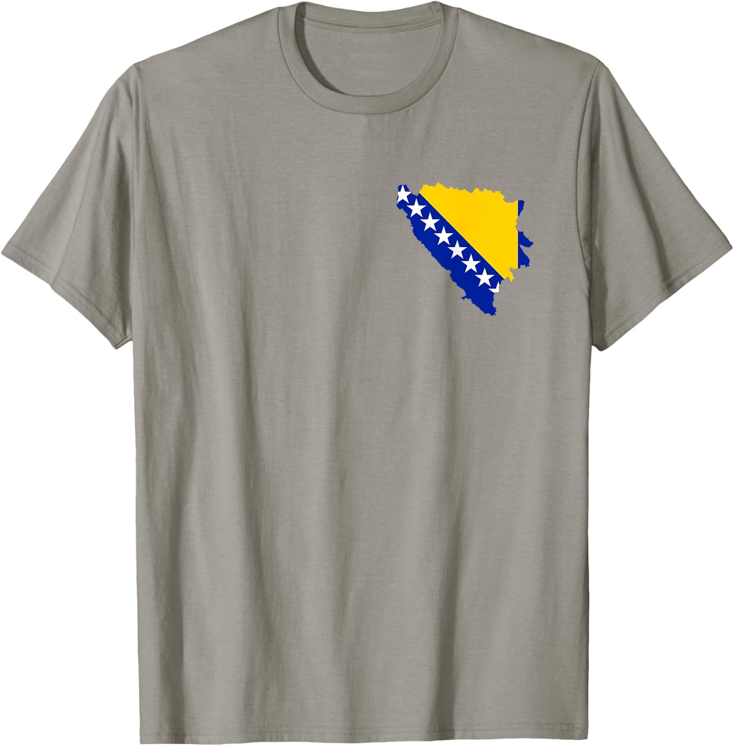 Bosnien Flagge Bosnische Farben Sarajevo Frauen Männer BIH T-Shirt - T-Shirt | Sand