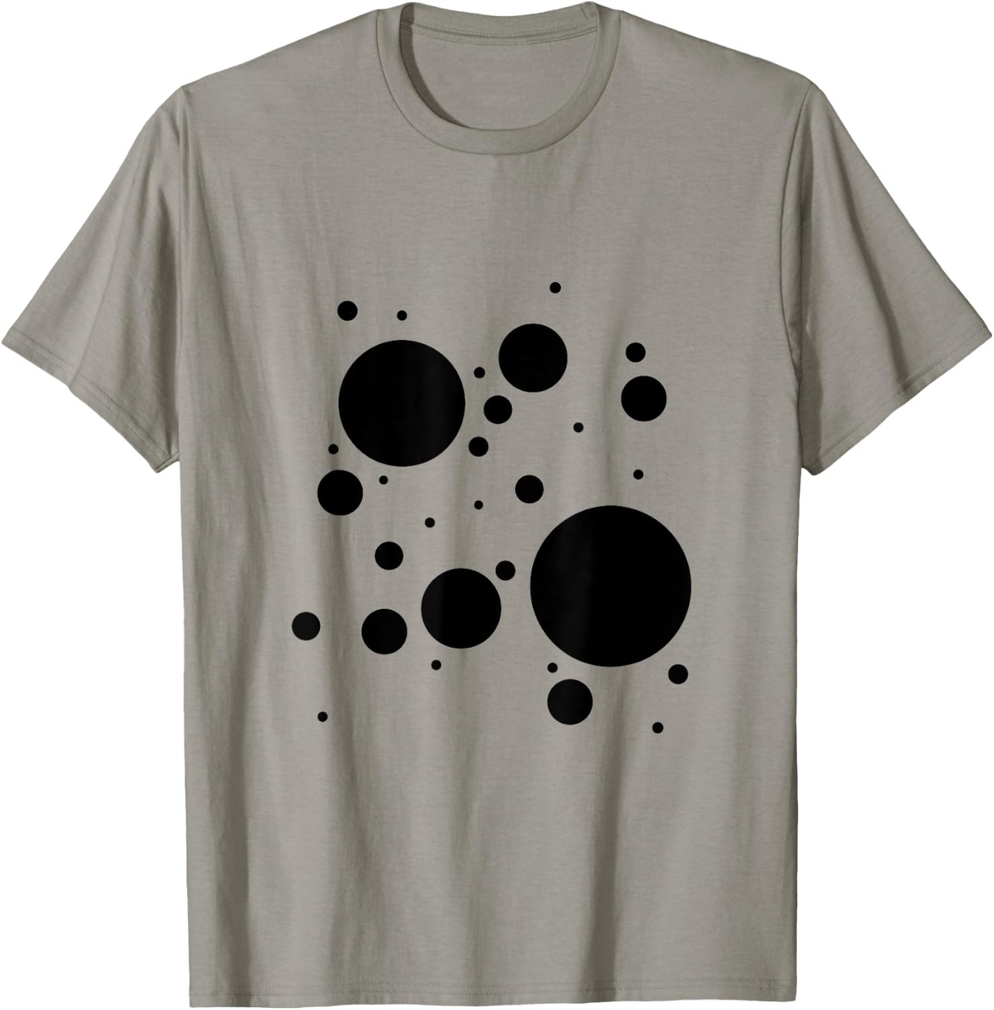 Happy Dot Day Fun Abstract Black White Polka Dot Dalmatian T-Shirt - T-Shirt | Sand