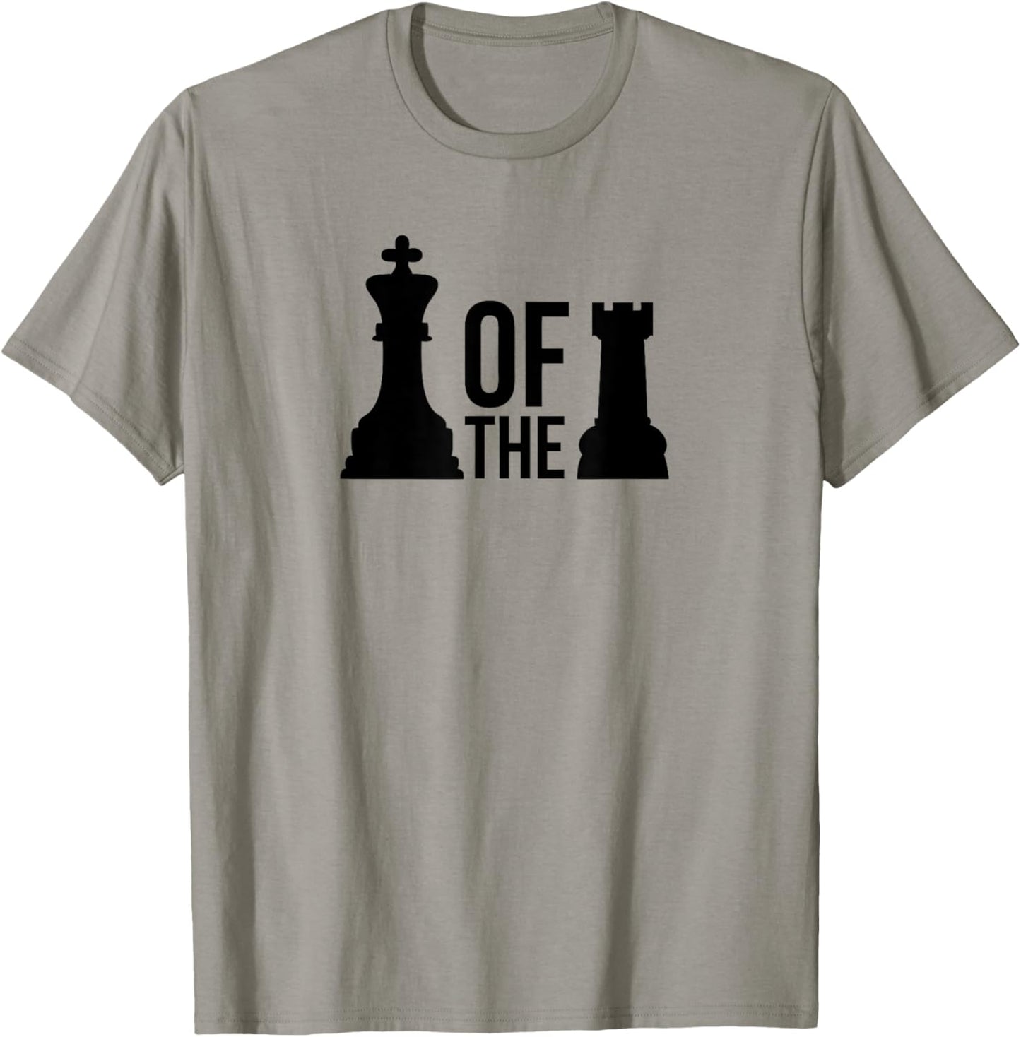 Funny King of the Castle Chess Piece Master Shirt Gift T-Shirt - T-Shirt | Sand