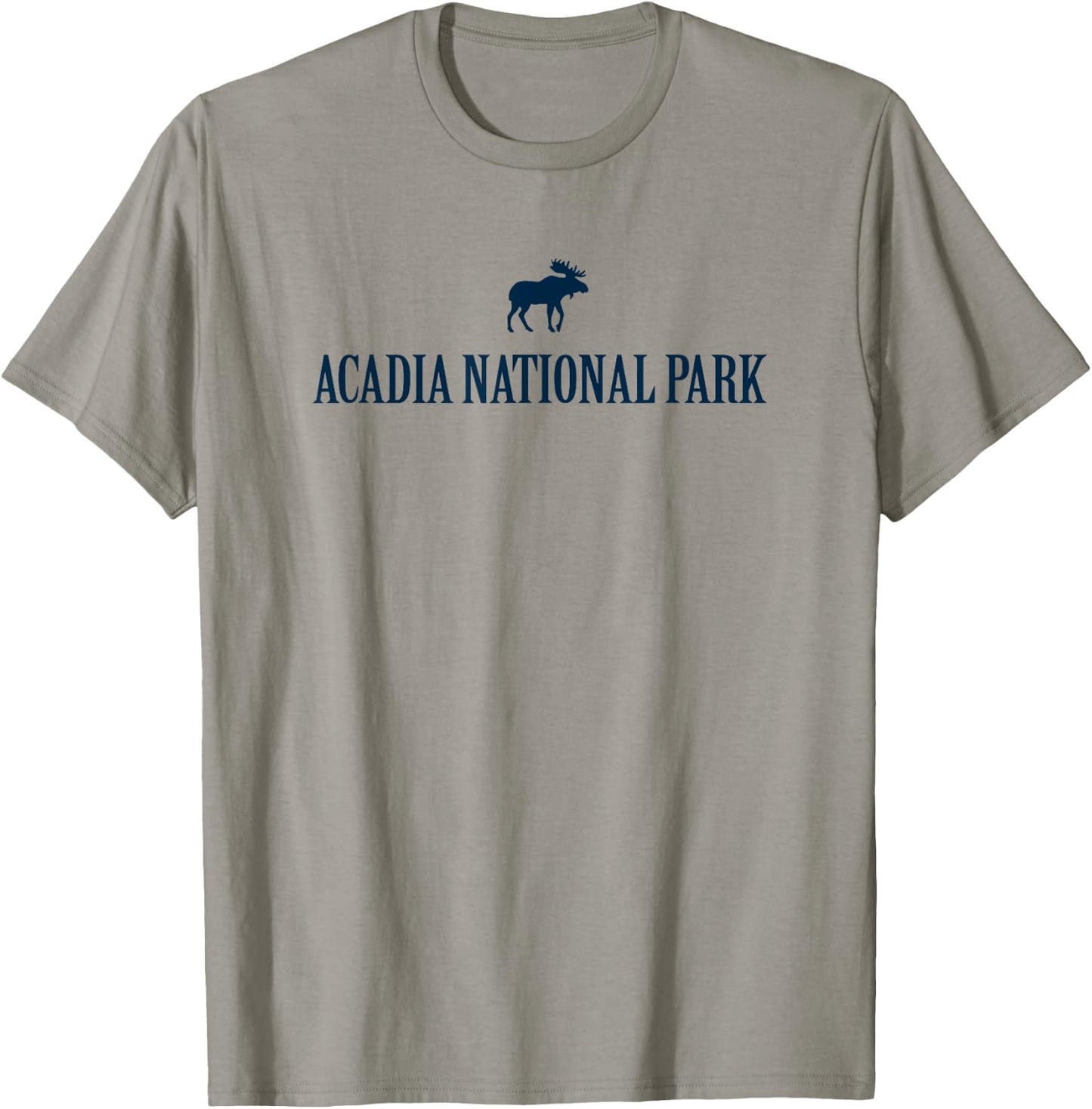 Acadia National Park Moose Maine Kids Hiking T-Shirt - T-Shirt | Sand