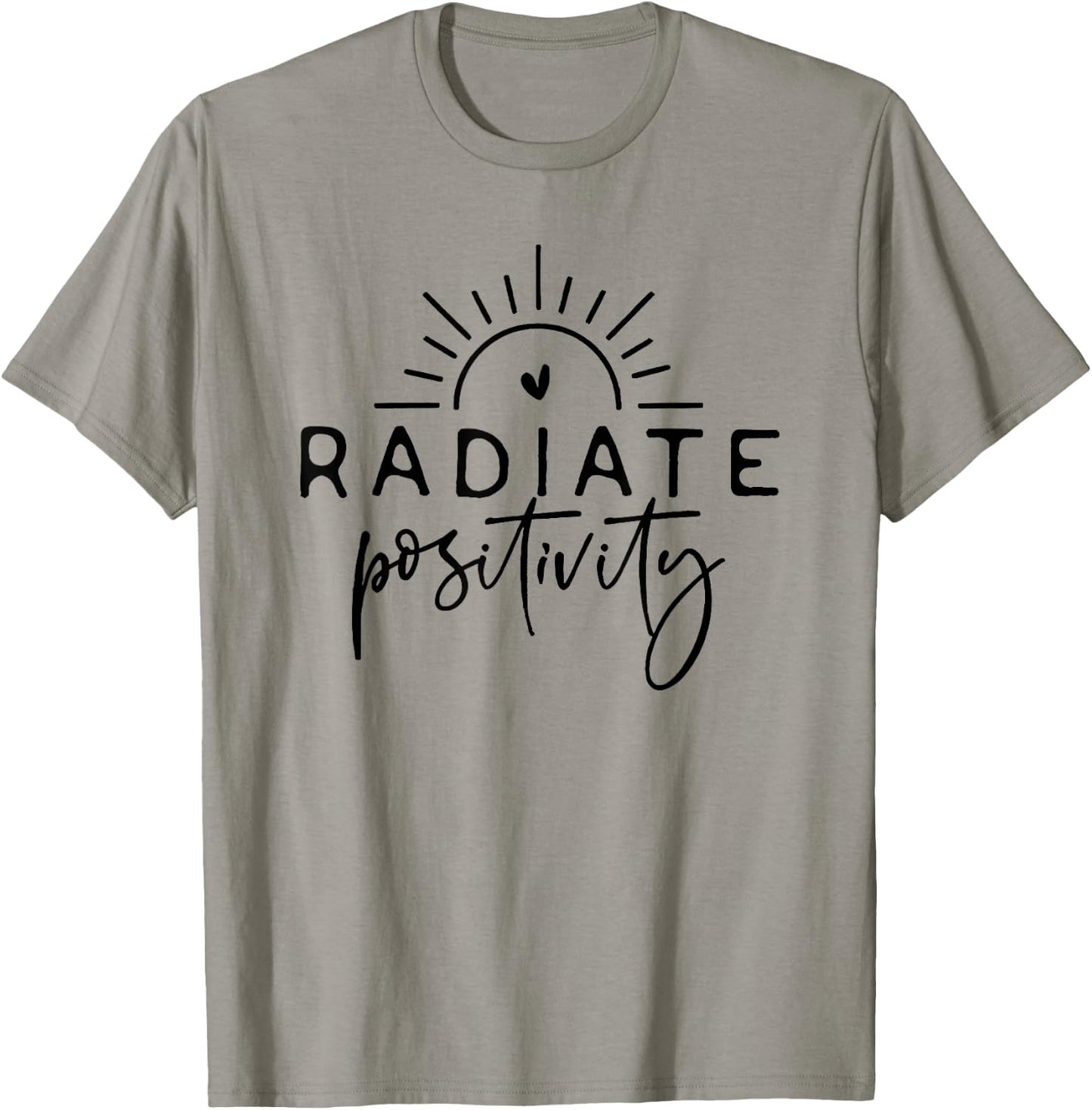 Radiate Positivity T-Shirt - T-Shirt | Sand
