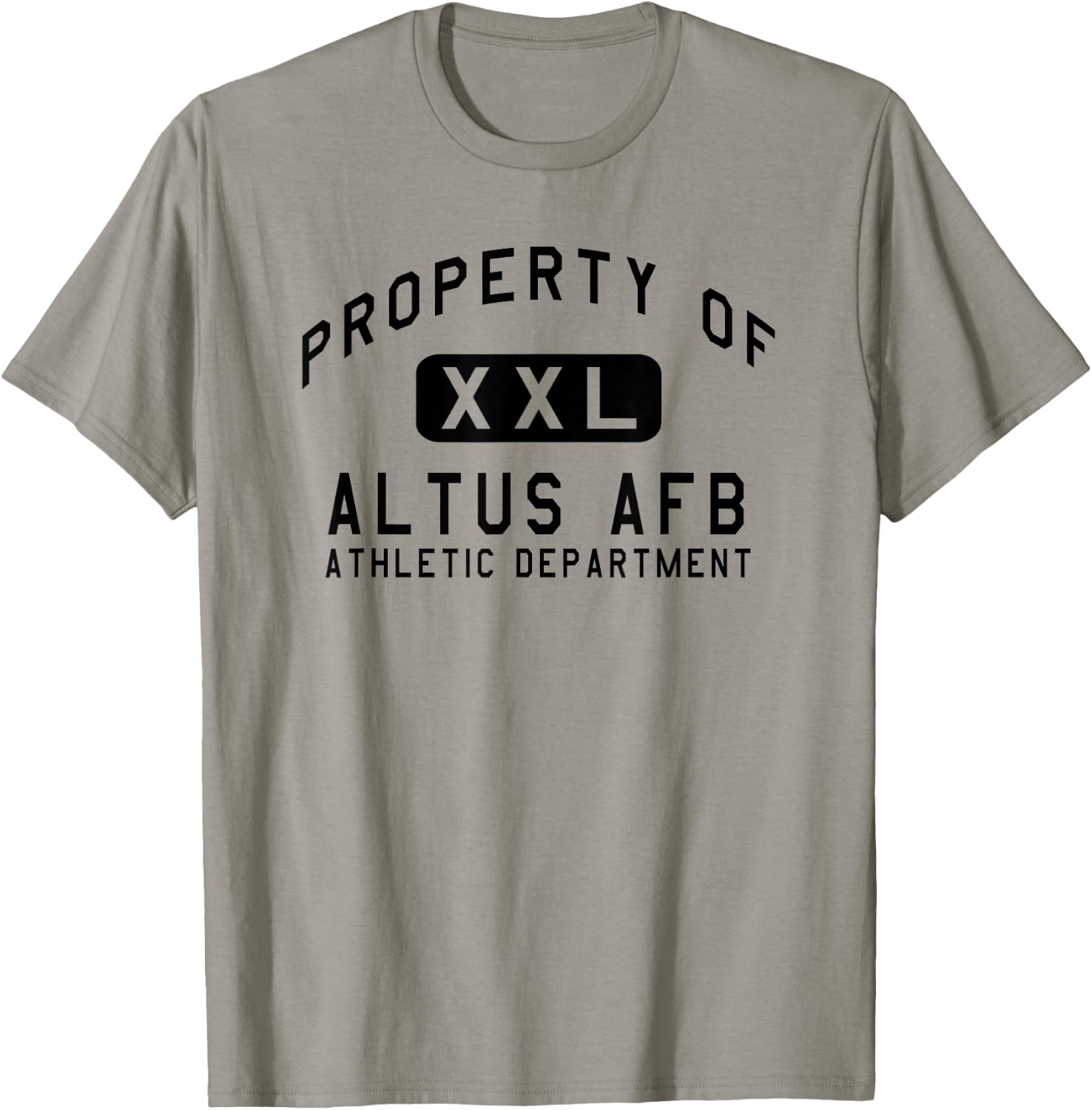 Property of Altus AFB Athletic Department T-Shirt - T-Shirt | Sand