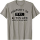 Property of Altus AFB Athletic Department T-Shirt - T-Shirt | Sand