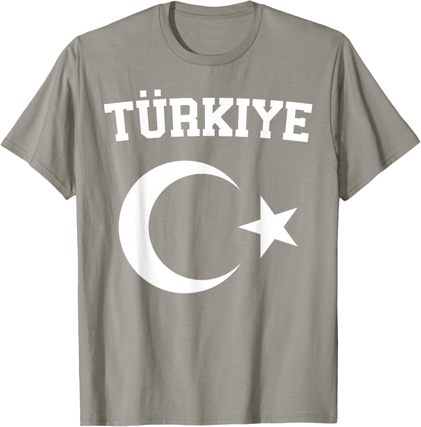Turkish Flag Türkiye Bayragi Crescent Moon and Star Turkey , Red, S T-Shirt - T-Shirt | Sand