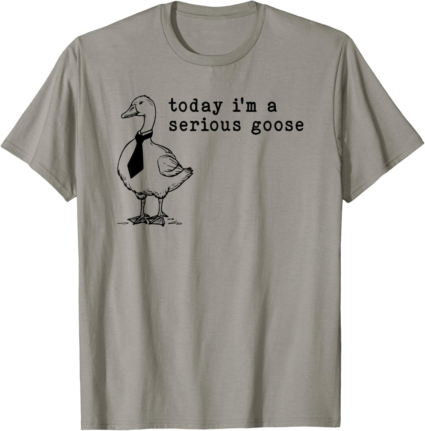 Today I'm a Serious Goose T-Shirt - T-Shirt | Sand