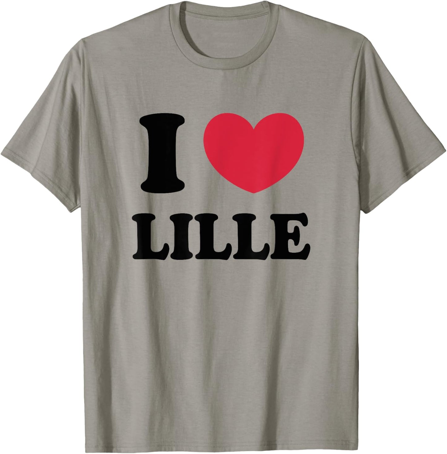 I Love Lille T-Shirt - T-Shirt | Sand