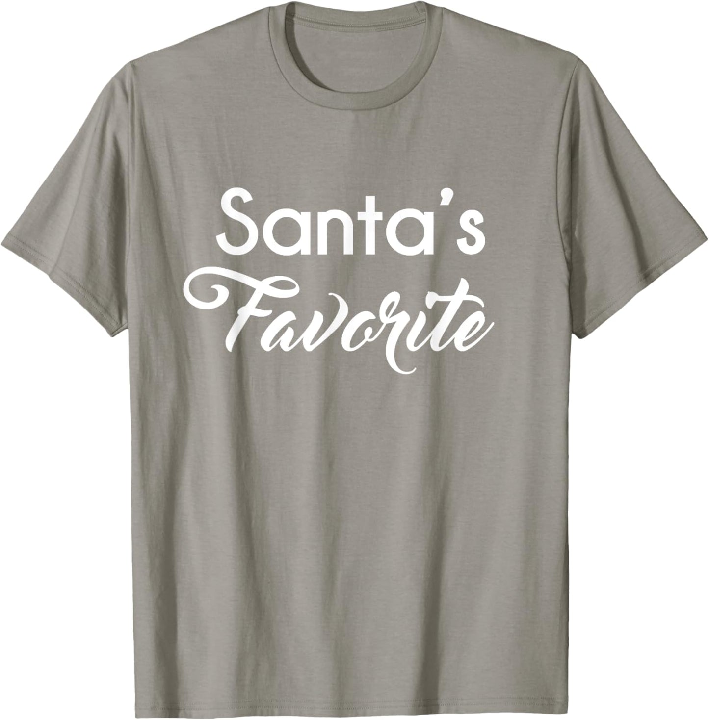Santa's Favorite Shirt, Funny Cute Kids Christmas Gift T-Shirt - T-Shirt | Sand