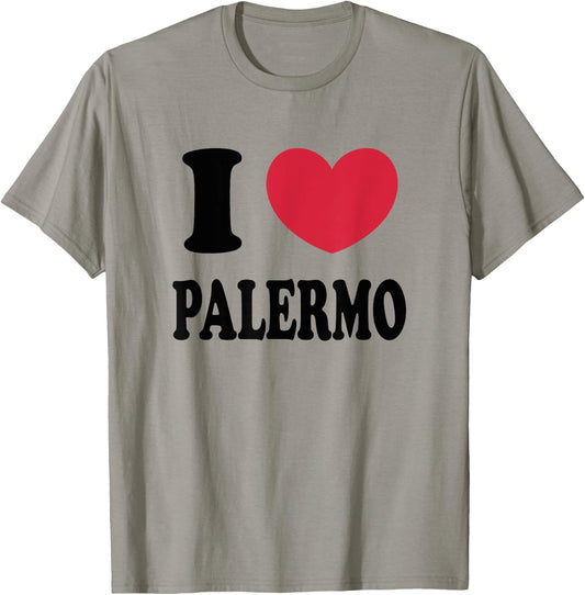 I Love Palermo T-Shirt - T-Shirt | Sand