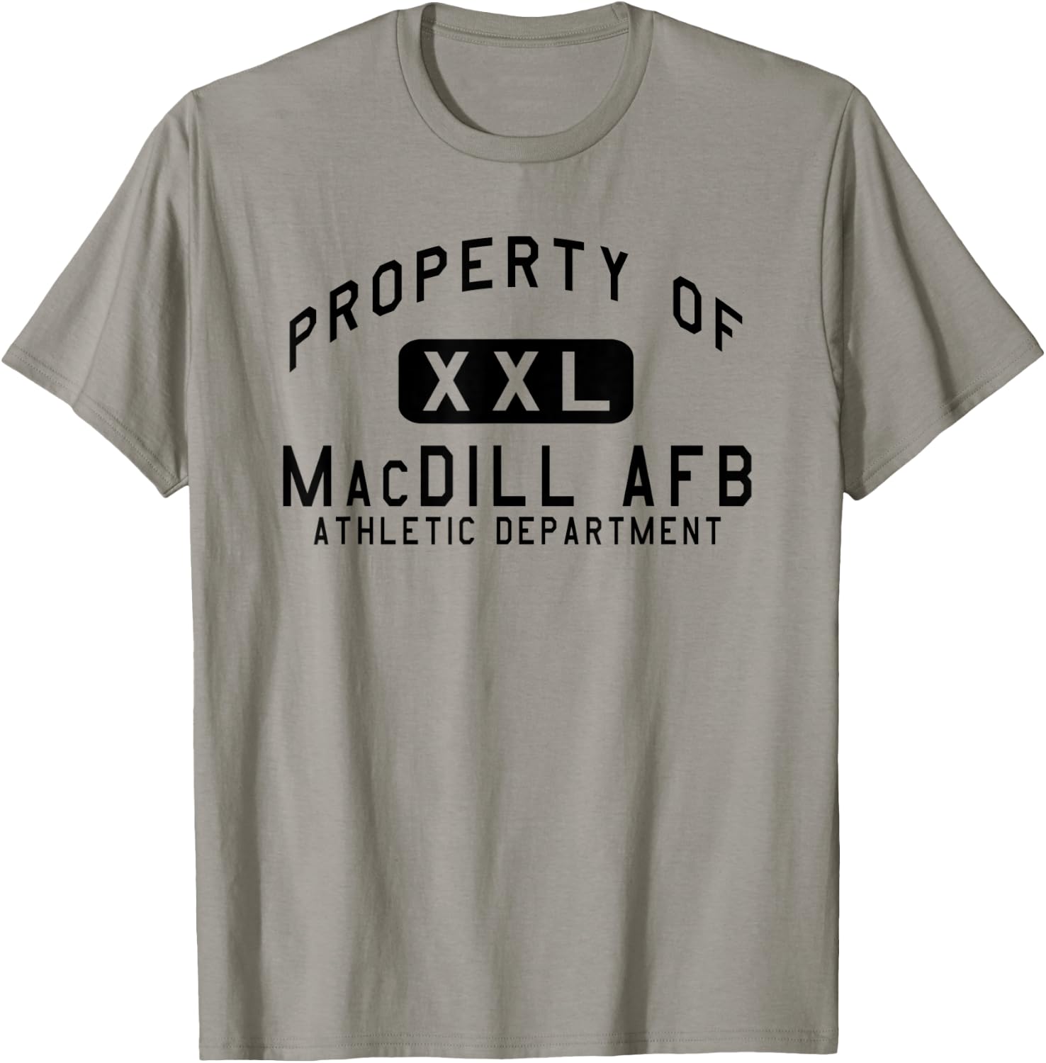 Property of MacDill AFB Athletic Department T-Shirt - T-Shirt | Sand