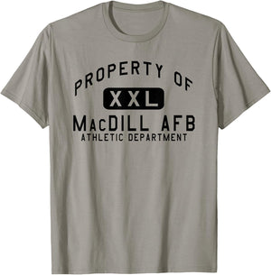 Property of MacDill AFB Athletic Department T-Shirt - T-Shirt | Sand