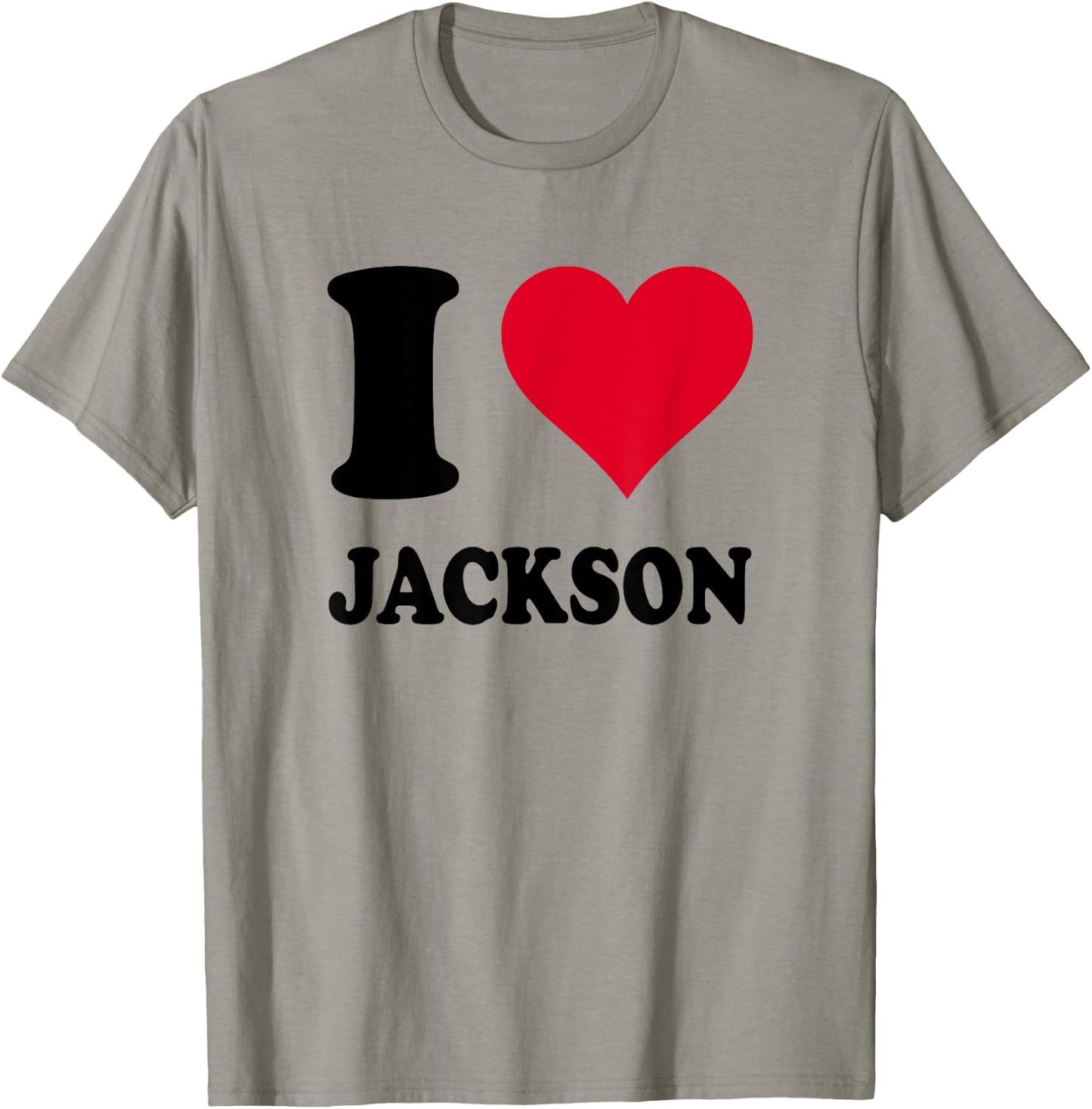 I Love Jackson , white, S T-Shirt - T-Shirt | Sand