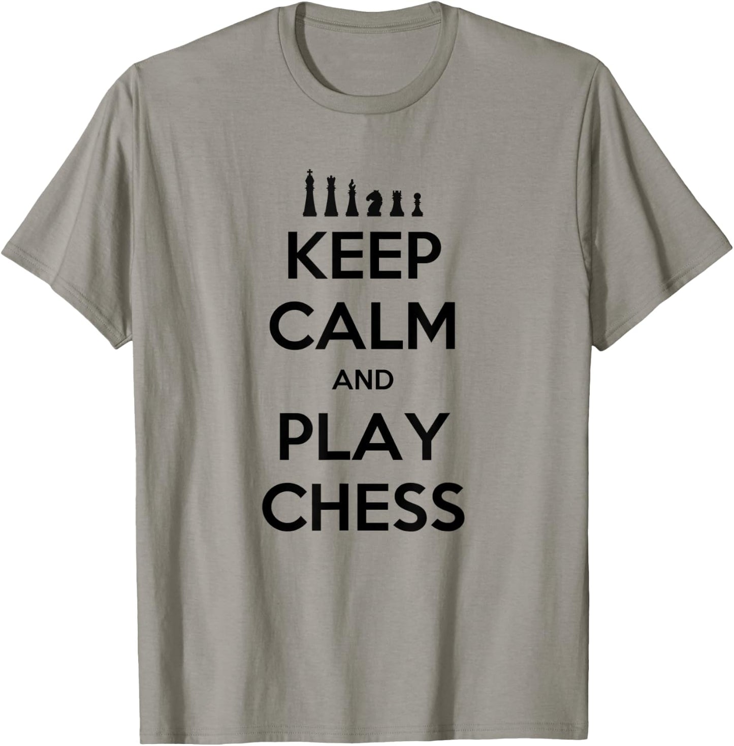 Keep Calm And Play Chess Chessmaster Master Gift T-Shirt - T-Shirt | Sand