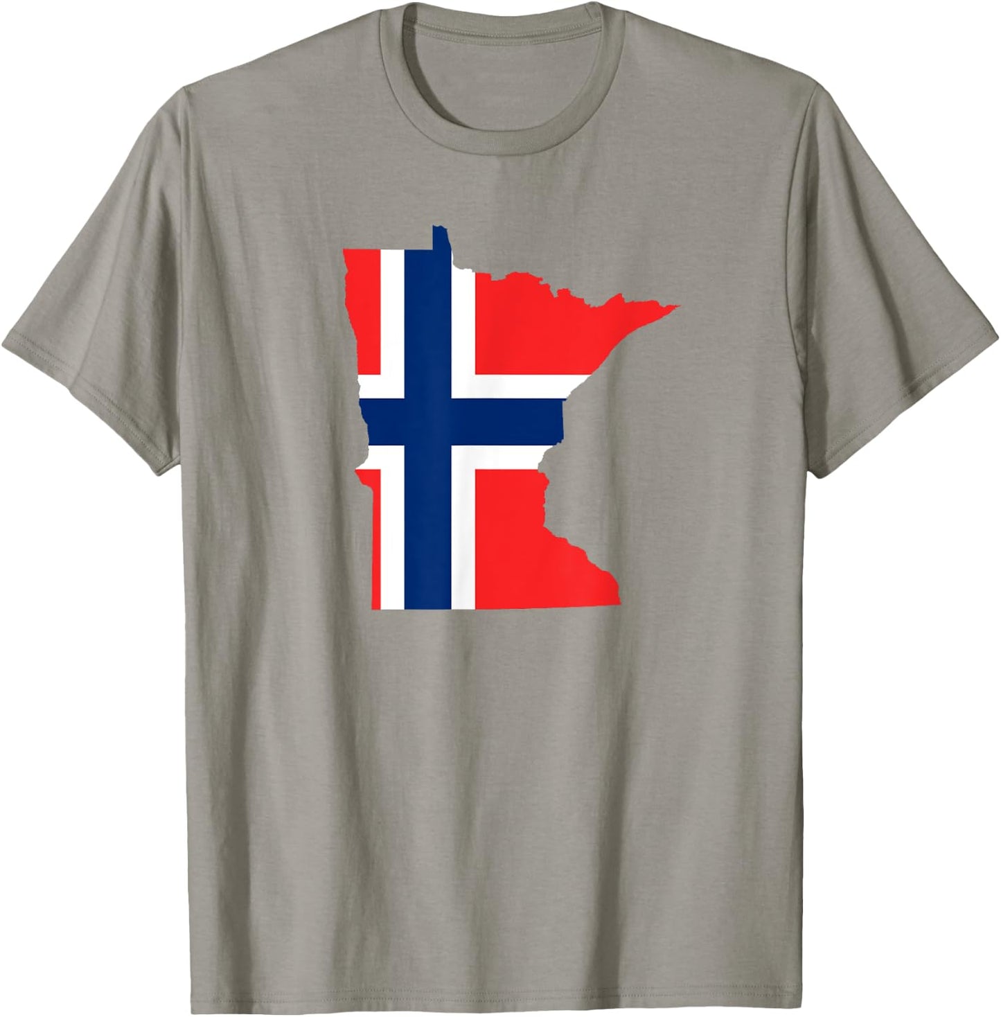 Minnesota Norway, Norwegian Flag MN Heritage T-Shirt - T-Shirt | Sand