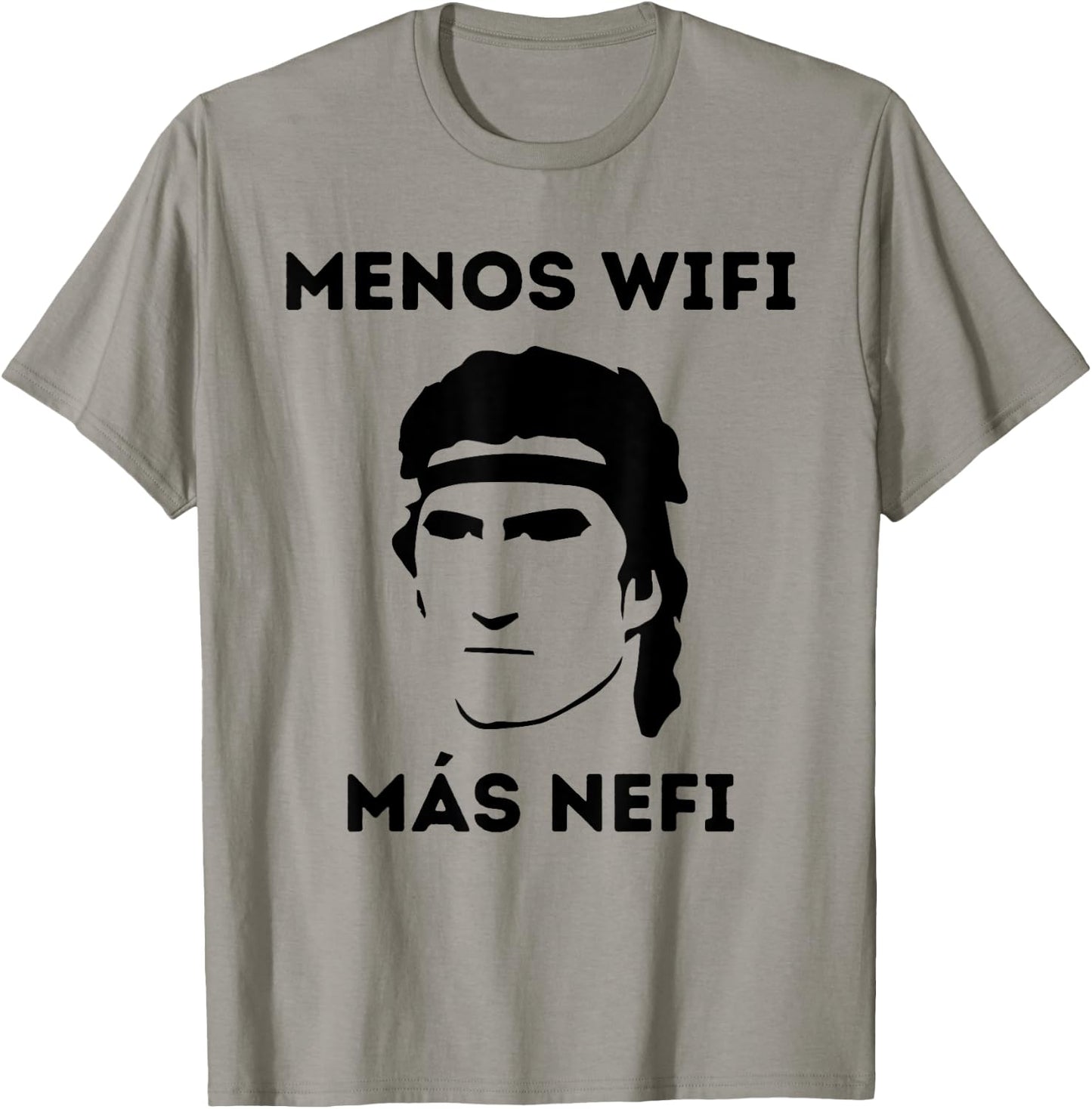 "Less Wifi More Nephi" Funny LDS Spanish Missionary Gift T-Shirt - T-Shirt | Sand