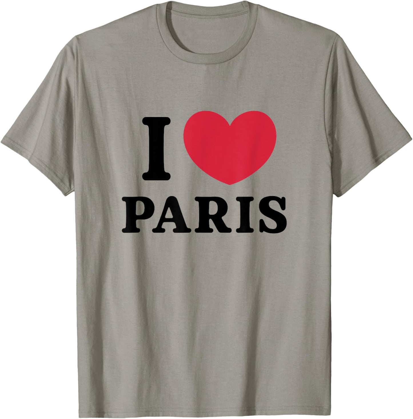 I Love Paris , White T-Shirt - T-Shirt | Sand