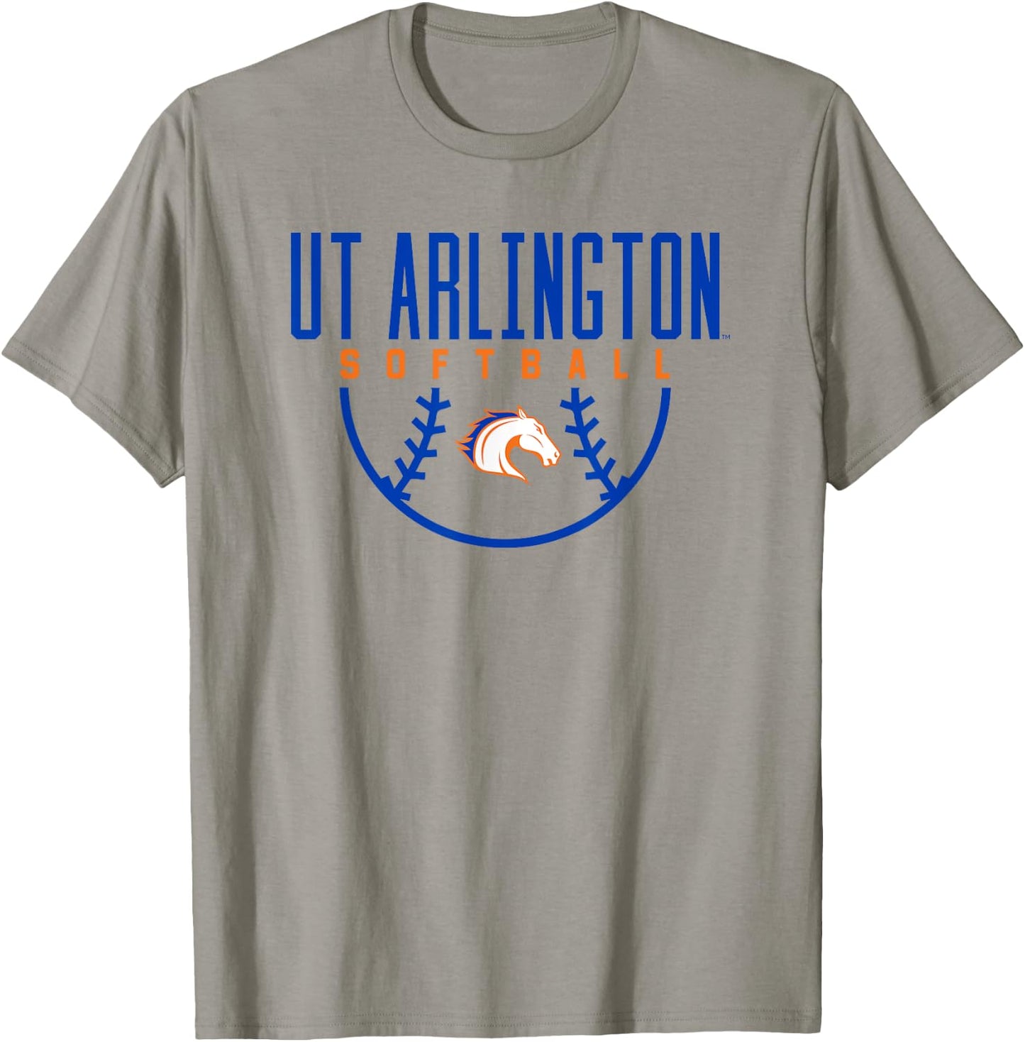 University of Texas at Arlington UTA Mavericks Softball T-Shirt - T-Shirt | Sand
