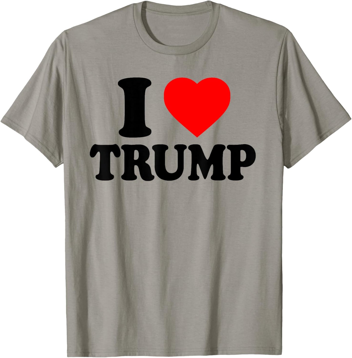 Ich Liebe Trump Shirt - Männer Frauen - I Love Trump T-Shirt - T-Shirt | Sand