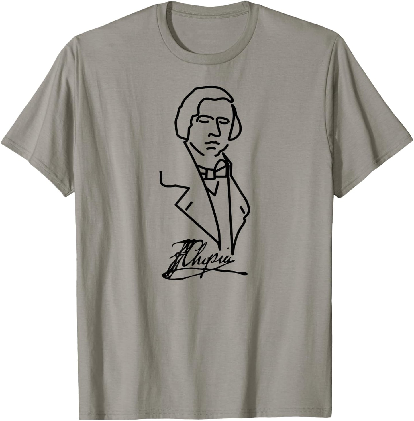 Classical Music, Pianist, Chopin, Musician, Composer Shirt T-Shirt - T-Shirt | Sand