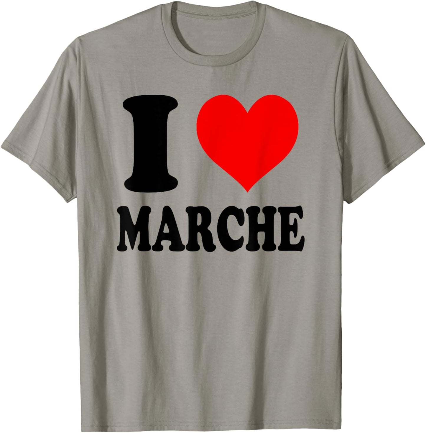 I Love Marche Italie T-Shirt - T-Shirt | Sand