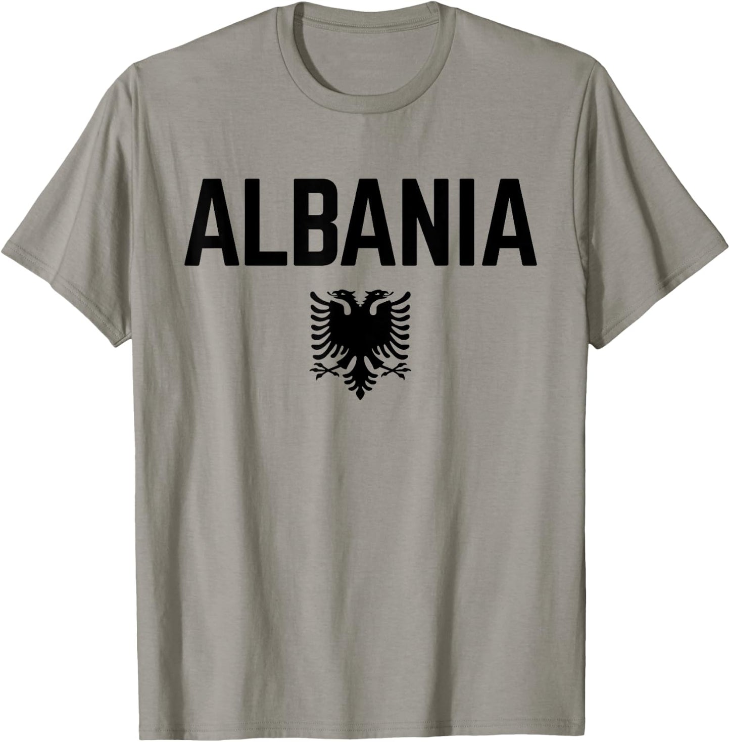 ALBANIA Flag | Men Women Kids ALBANIA , Red, S T-Shirt - T-Shirt | Sand