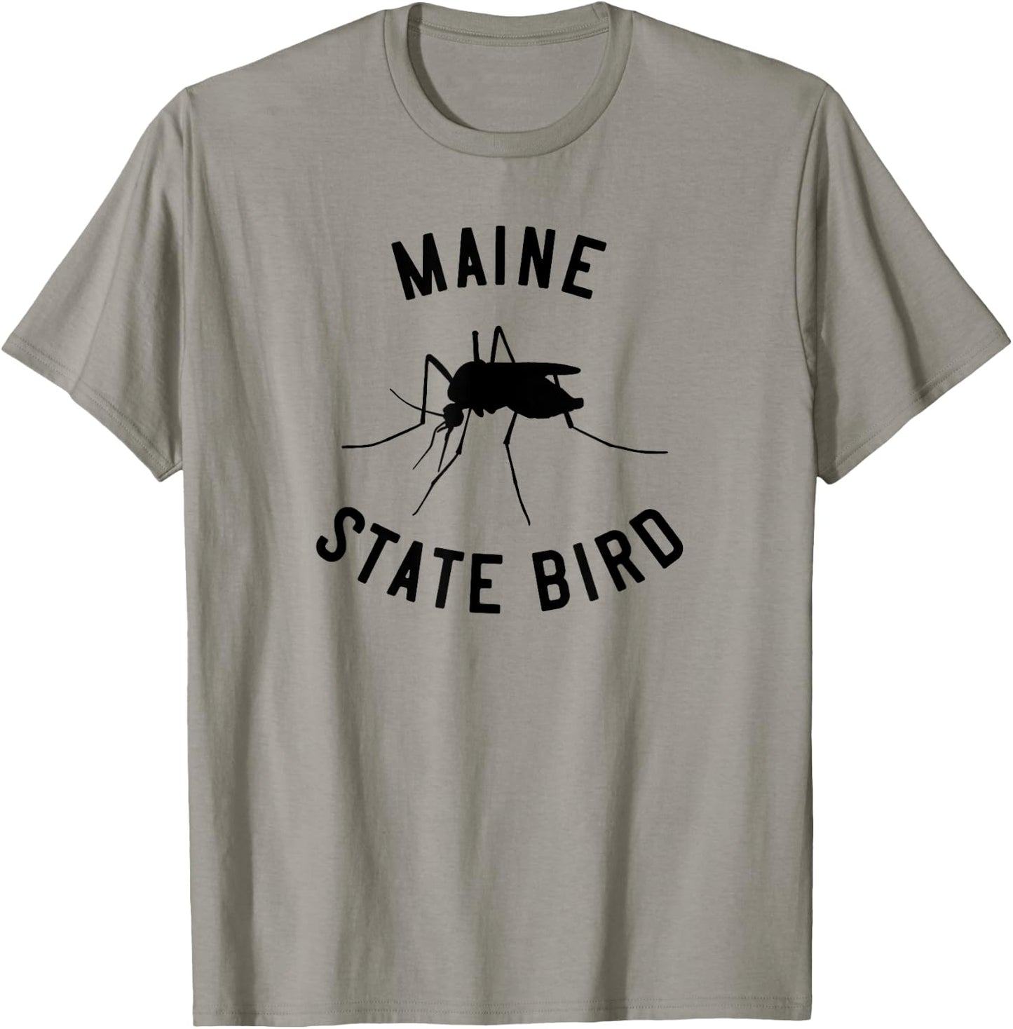 Classic Maine Mosquito State Bird T-Shirt - T-Shirt | Sand