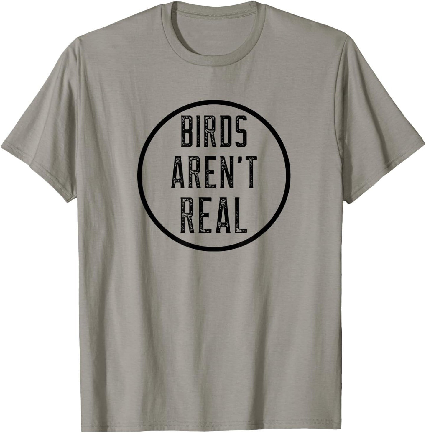 Birds Aren't Real Conspiracy Gen Z Design T-Shirt - T-Shirt | Sand