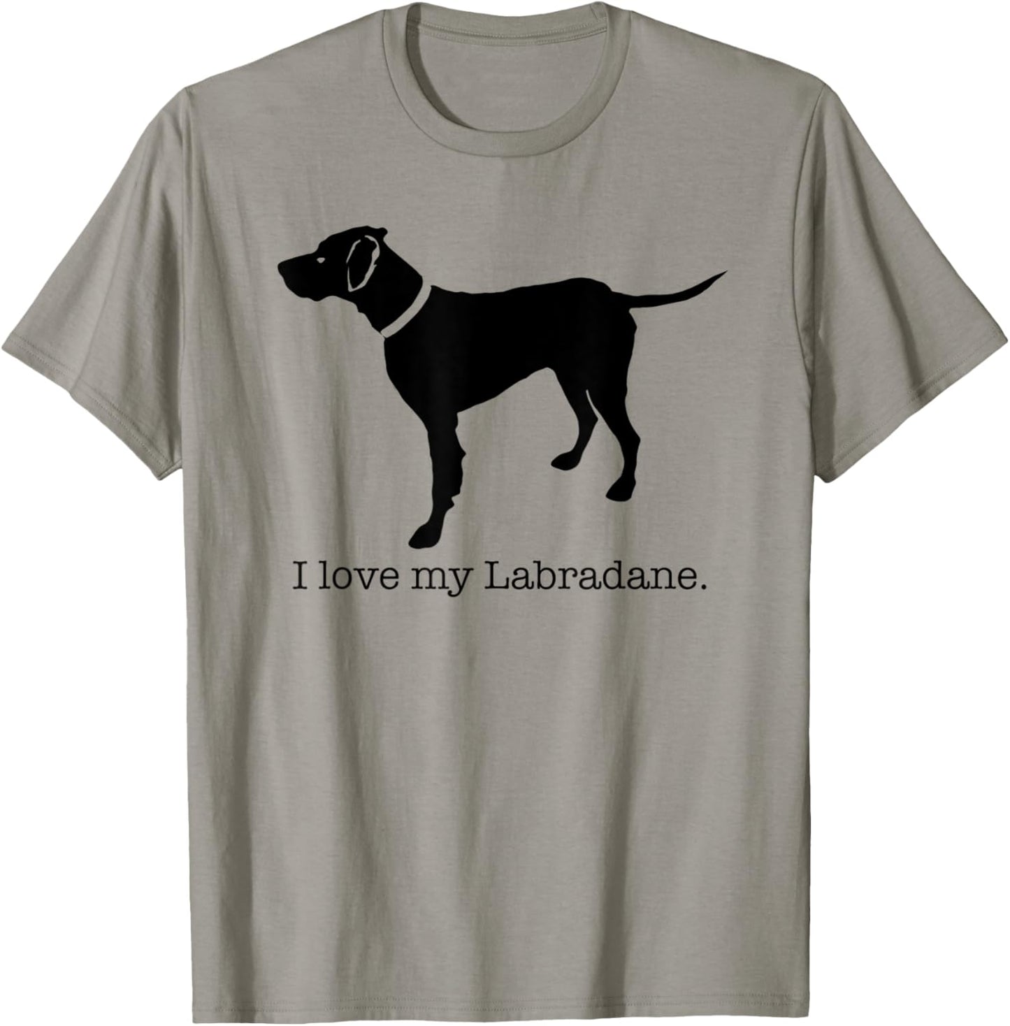 I love my labradane design T-Shirt - T-Shirt | Sand