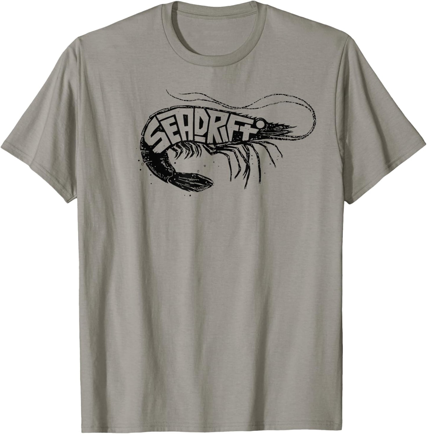 Seadrift, Texas Shrimp T-Shirt - T-Shirt | Sand