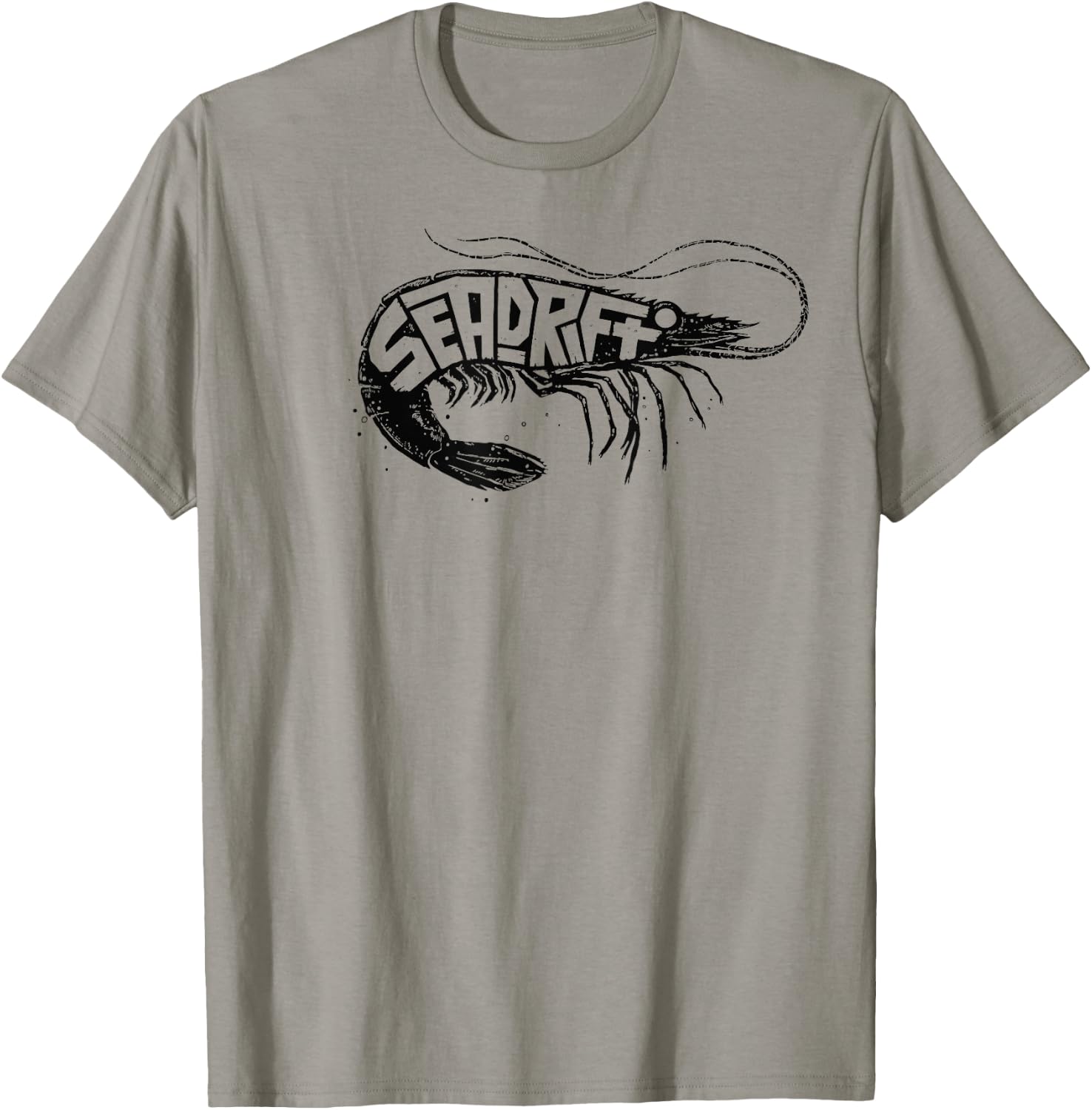Seadrift, Texas Shrimp T-Shirt - T-Shirt | Sand