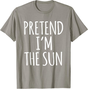 Lazy Funny Halloween Costume Shirt - Sun Solar System Space T-Shirt - T-Shirt | Sand