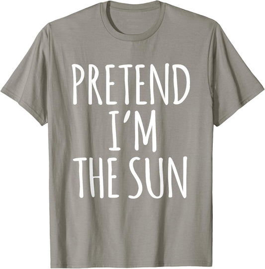 Lazy Funny Halloween Costume Shirt - Sun Solar System Space T-Shirt - T-Shirt | Sand