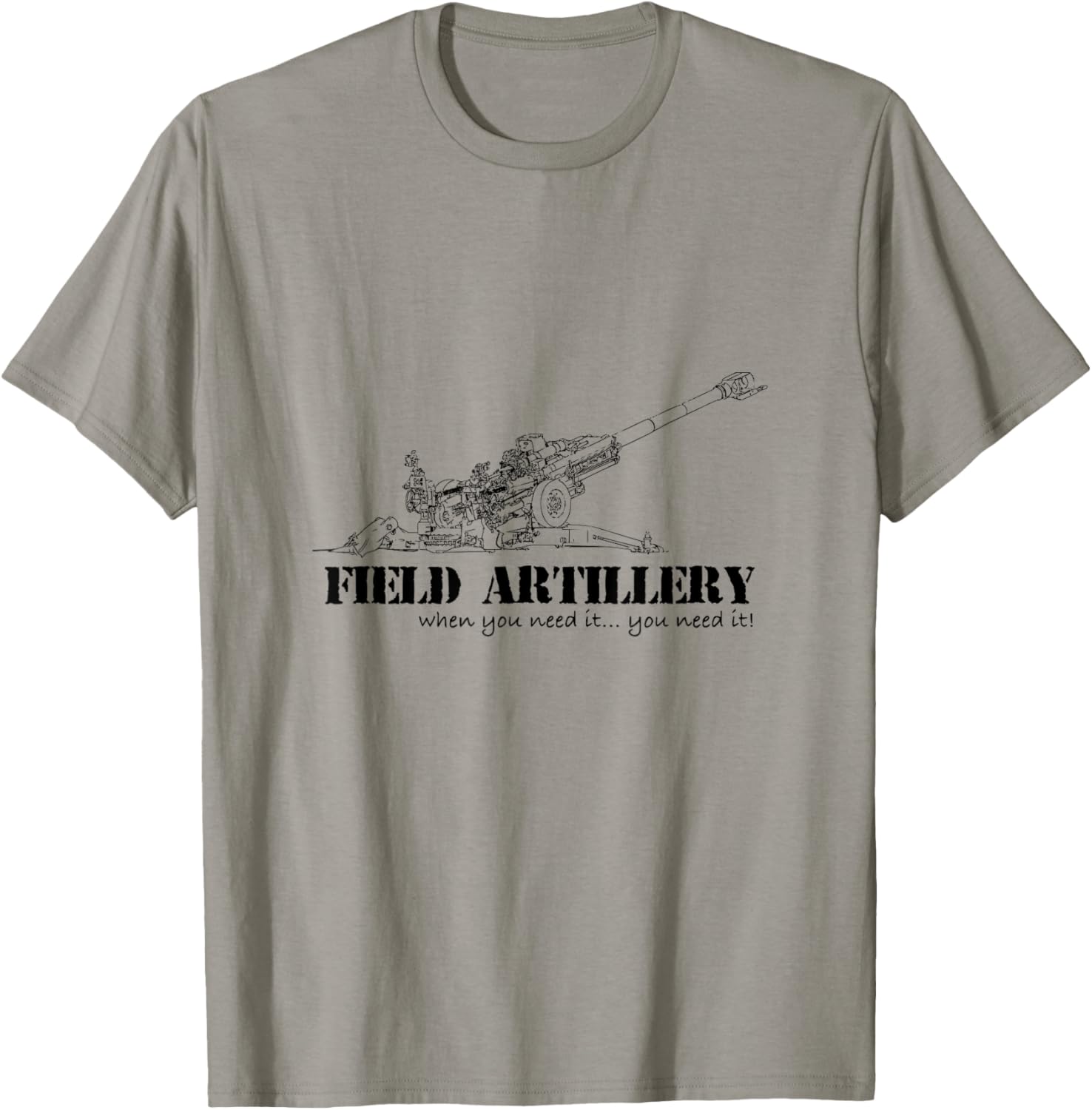 Field Artillery T shirt T-Shirt - T-Shirt | Sand