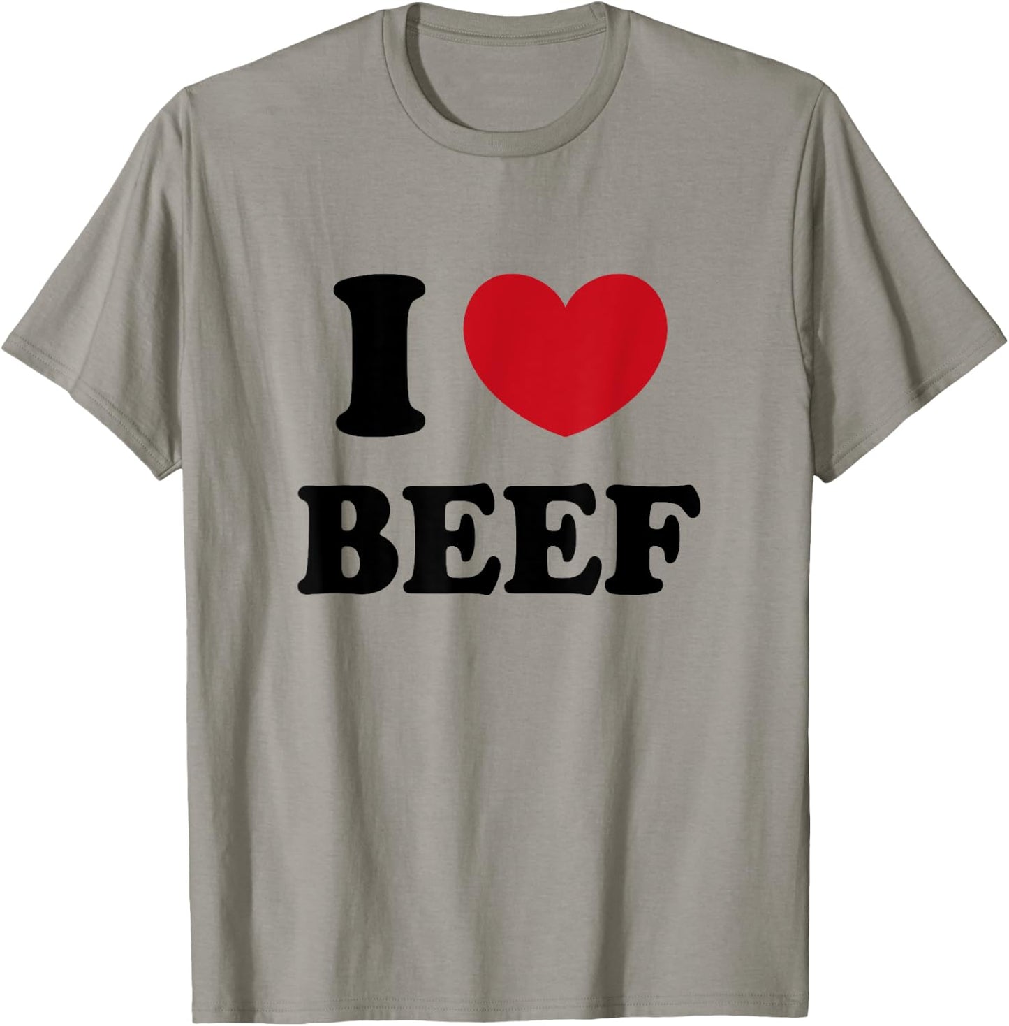 I Love Beef T-Shirt - T-Shirt | Sand