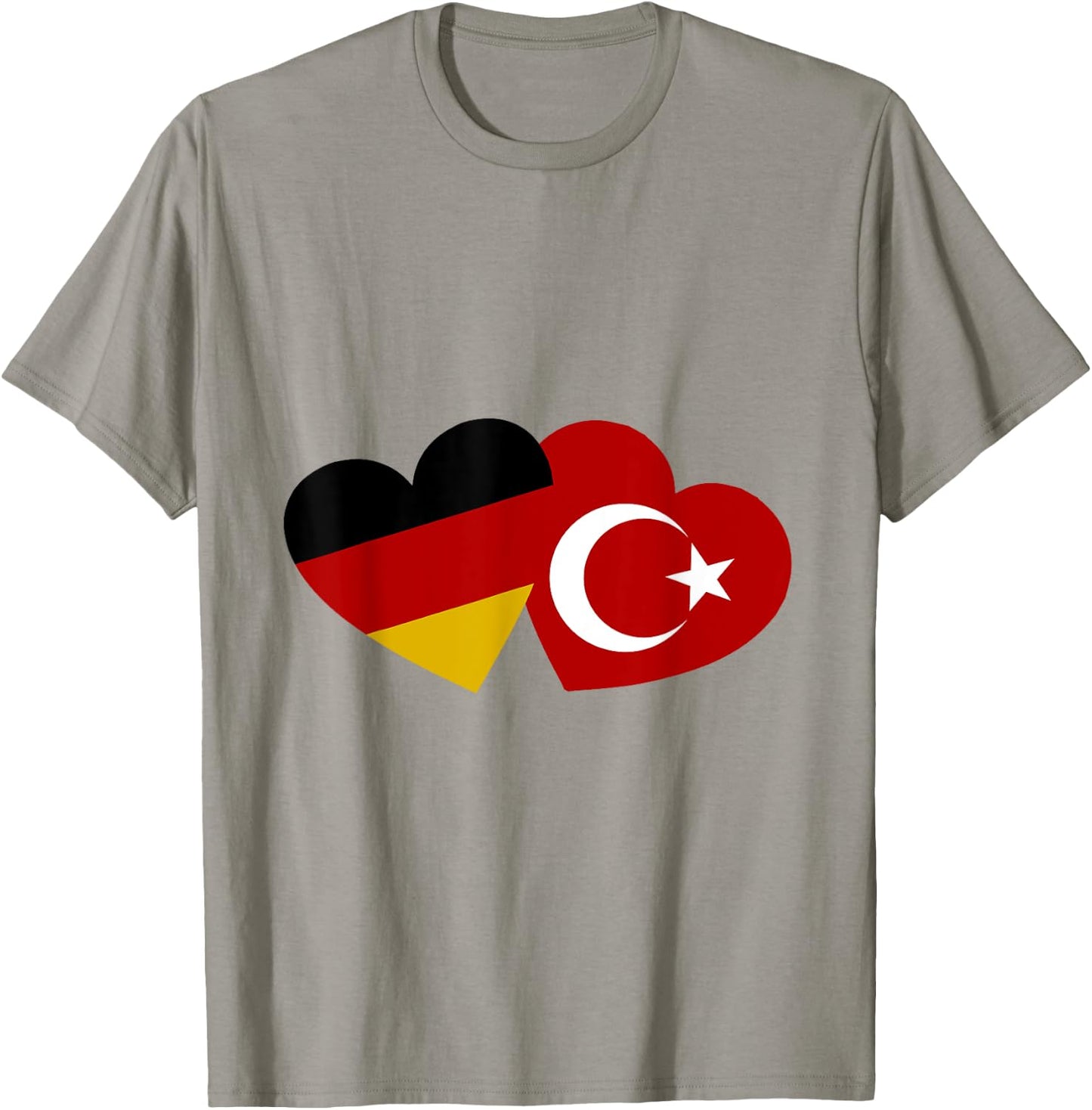 Türkische Deutsche Liebe und Freundschaft T-Shirt - T-Shirt | Sand